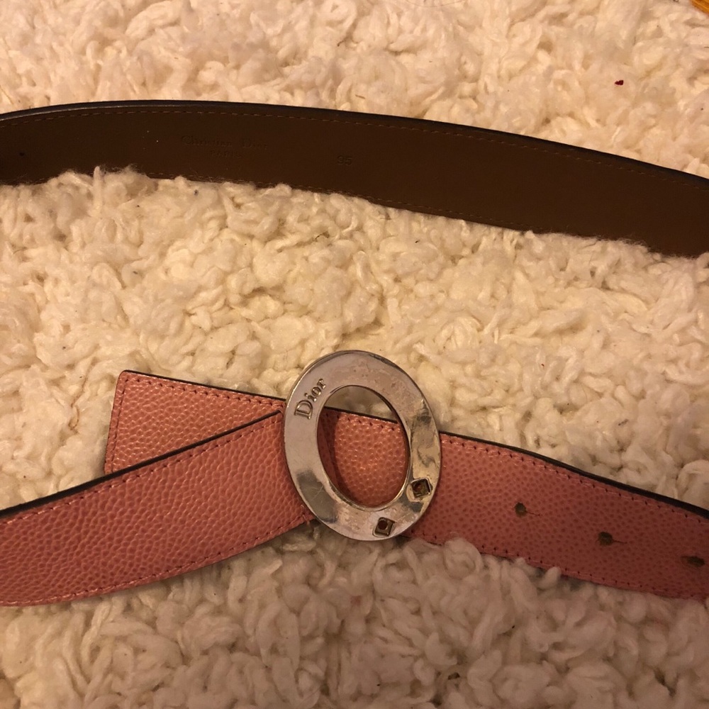 AUTHENTIC PINK DIOR BELT